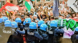 Protestas en la 61ª Bienal de Arte de Venecia